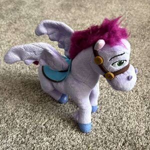 Disney Sofia The First Minimus Purple Pegasus Plush 8" Horse Stuffed Character